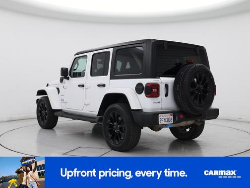 White 2023 Jeep Wrangler 4xe Unlimited Sahara