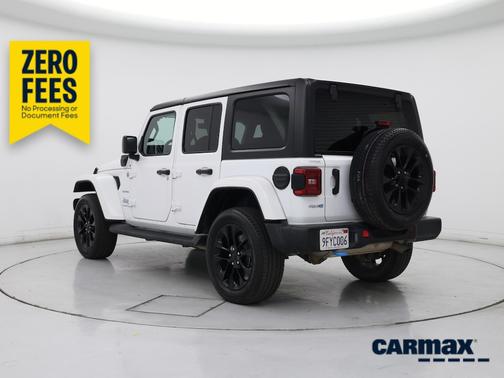 White 2023 Jeep Wrangler 4xe Unlimited Sahara