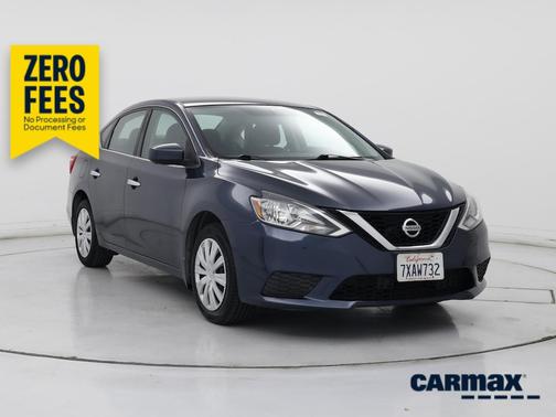 Blue 2017 Nissan Sentra SV