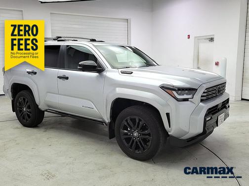 Silver 2025 Toyota 4Runner Hybrid Platinum
