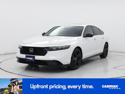 White 2023 Honda Accord Hybrid Sport-L