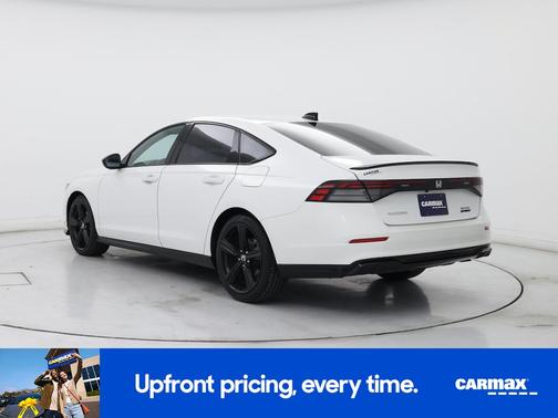 White 2023 Honda Accord Hybrid Sport-L