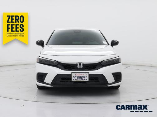 White 2022 Honda Civic Sport