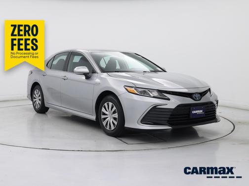 Silver 2021 Toyota Camry Hybrid LE