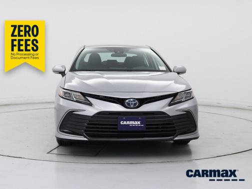 Silver 2021 Toyota Camry Hybrid LE