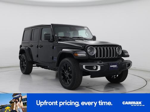 Black 2025 Jeep Wrangler 4xe Sahara