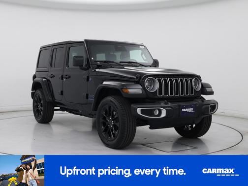 Black 2025 Jeep Wrangler 4xe Sahara