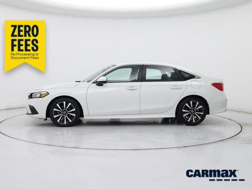 White 2024 Honda Civic EX