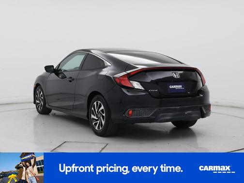 Black 2017 Honda Civic LX-P
