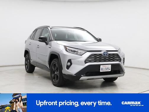 Silver 2021 Toyota RAV4 Hybrid XSE