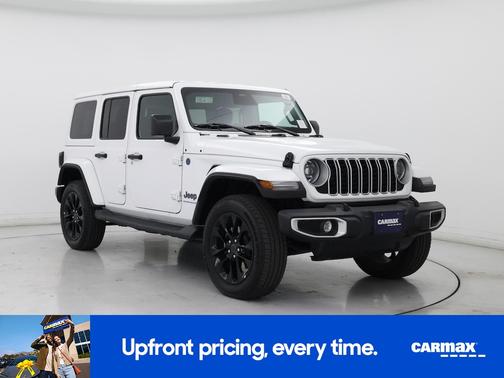 White 2025 Jeep Wrangler 4xe Sahara