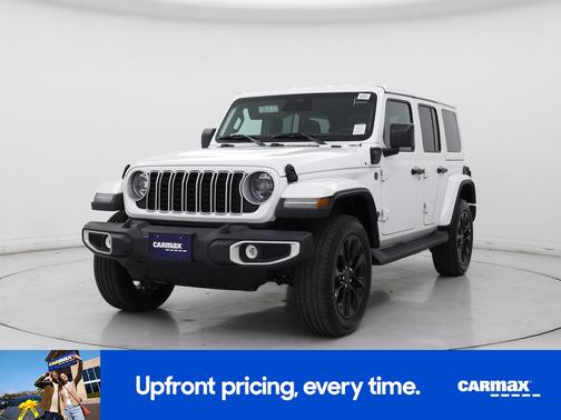 White 2025 Jeep Wrangler 4xe Sahara