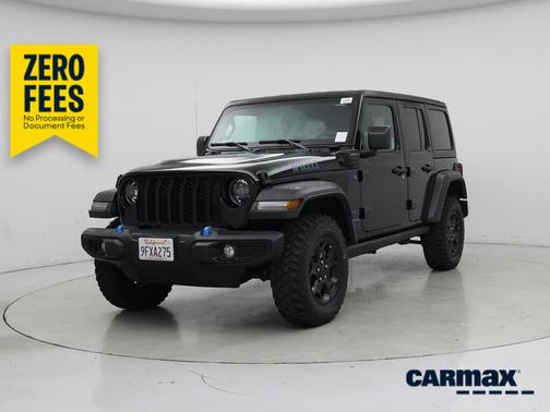 Black 2023 Jeep Wrangler 4xe Willy's