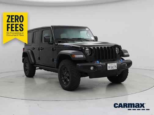 Black 2023 Jeep Wrangler 4xe Willy's