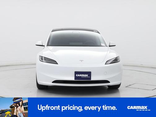 White 2025 Tesla Model 3 Long Range
