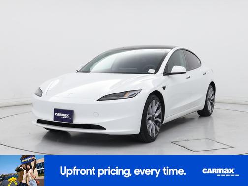 White 2025 Tesla Model 3 Long Range