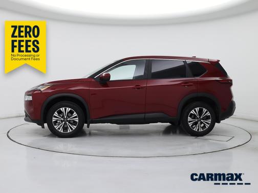 Red 2023 Nissan Rogue SV
