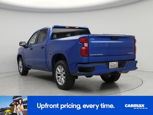 Blue 2022 Chevrolet Silverado 1500 Custom