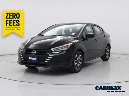 Black 2025 Nissan Versa SV