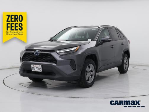 Gray 2022 Toyota RAV4 Hybrid XLE