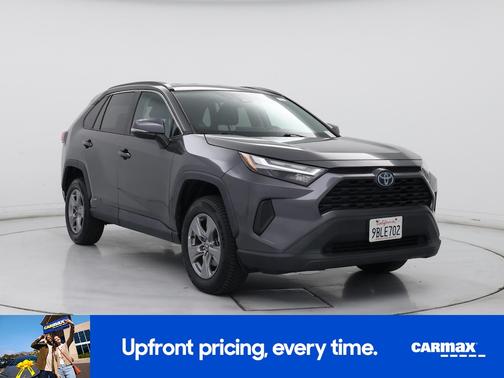 Gray 2022 Toyota RAV4 Hybrid XLE