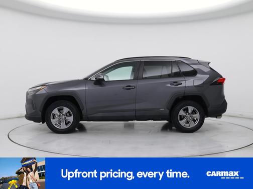 Gray 2022 Toyota RAV4 Hybrid XLE
