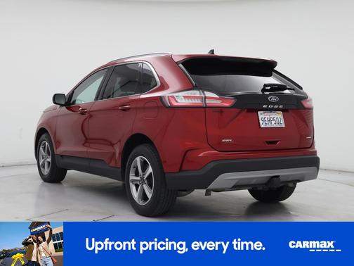 Red 2022 Ford Edge SEL