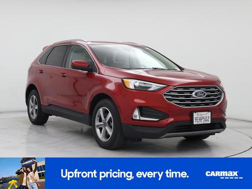 Red 2022 Ford Edge SEL