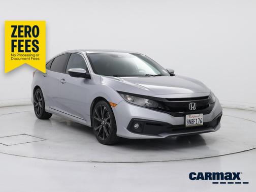 Silver 2019 Honda Civic Sport