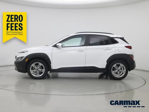 White 2023 Hyundai KONA SEL