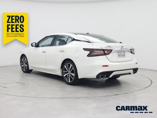 White 2019 Nissan Maxima SL
