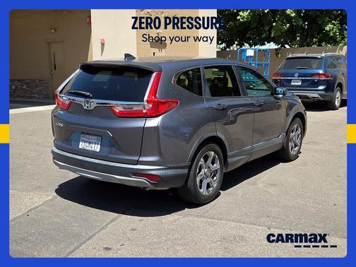 Gray 2017 Honda CR-V EX-L