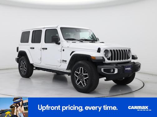 White 2025 Jeep Wrangler Sahara