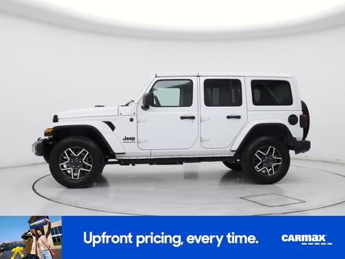White 2025 Jeep Wrangler Sahara