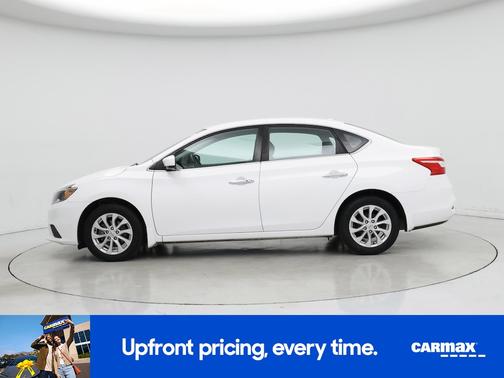 White 2019 Nissan Sentra SV