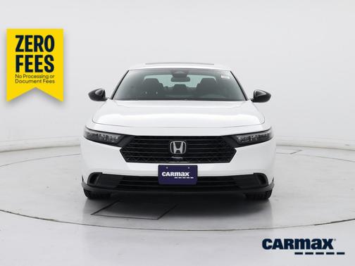 White 2025 Honda Accord Hybrid Sport