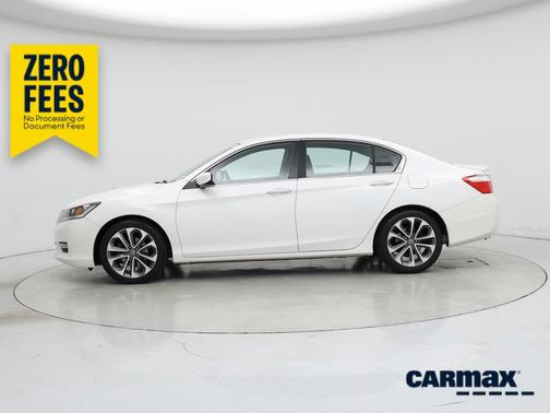 White 2015 Honda Accord Sport