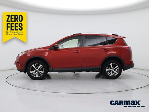 Red 2016 Toyota RAV4 XLE