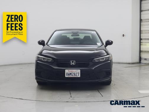 Black 2022 Honda Civic EX