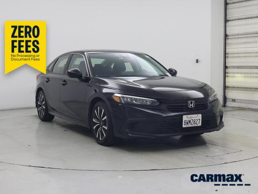 Black 2022 Honda Civic EX