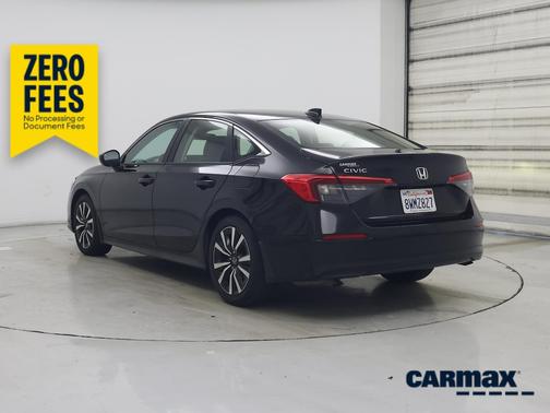 Black 2022 Honda Civic EX