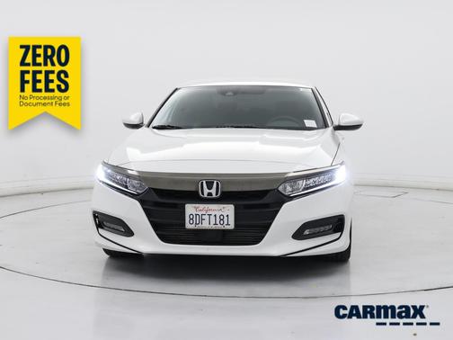 White 2018 Honda Accord Sport
