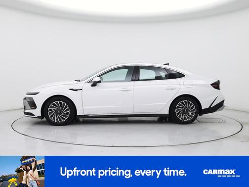 White 2024 Hyundai SONATA Hybrid Limited