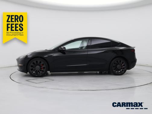 Black 2022 Tesla Model 3 Performance