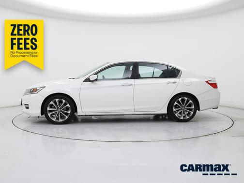 White 2015 Honda Accord Sport