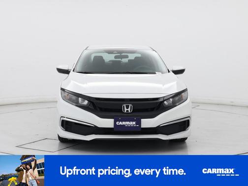 White 2019 Honda Civic LX
