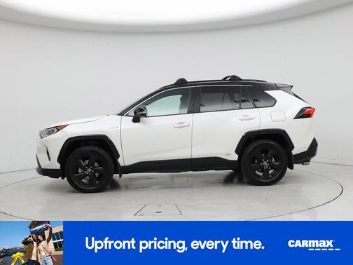 White 2021 Toyota RAV4 Hybrid XSE