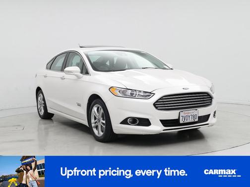 White 2016 Ford Fusion Energi Titanium