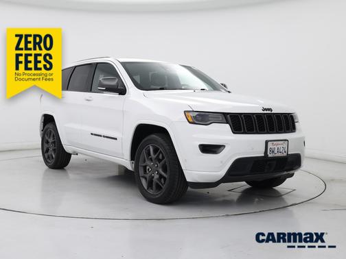 White 2021 Jeep Grand Cherokee 80th Anniversary