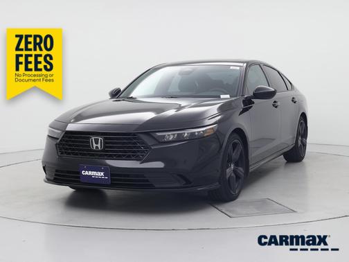 Black 2025 Honda Accord Hybrid Sport-L